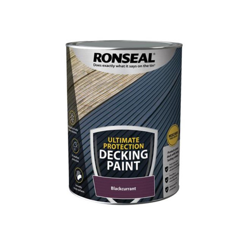 Ronseal Ultimate Protection Decking Paint Blackcurrant 5 litre