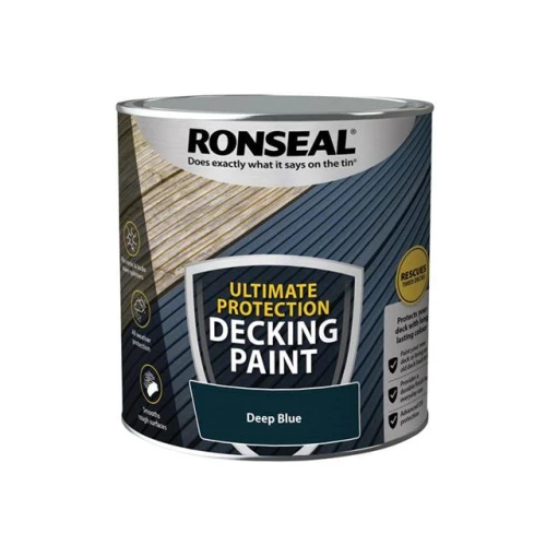 Ronseal Decking Rescue Paint Deep Blue 2.5 Litre