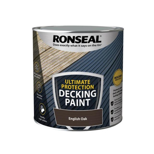 Ronseal Decking Rescue Paint English Oak 2.5 Litre