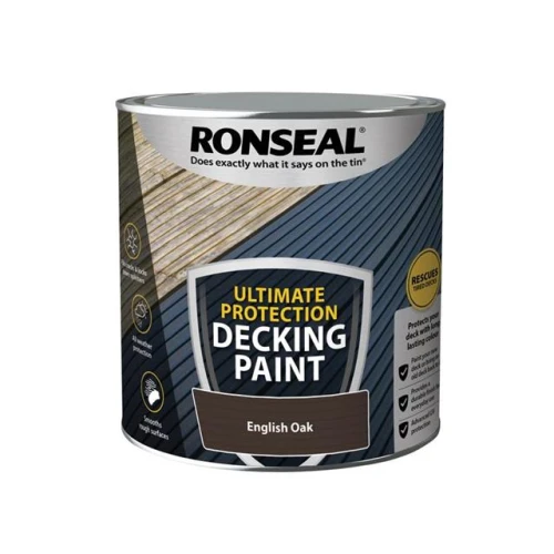 Ronseal Decking Rescue Paint English Oak 2.5 Litre