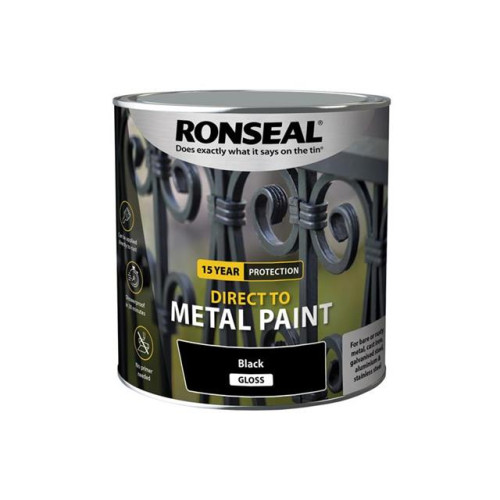 Stalbridge Building Supplies Ltd Ronseal Direct to Metal Paint Black