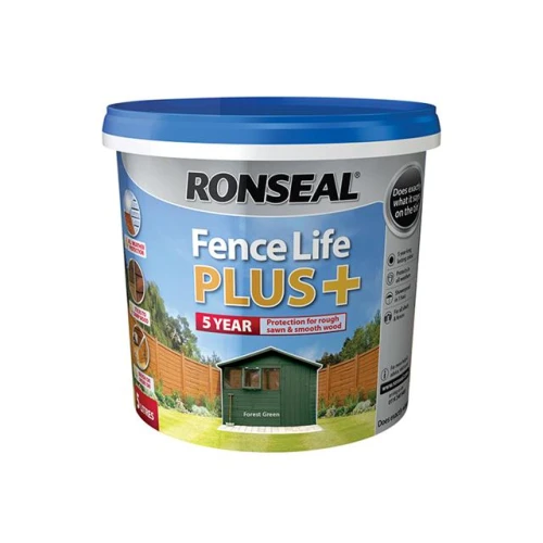 Ronseal Fence Life Plus Forest Green 5 Litre