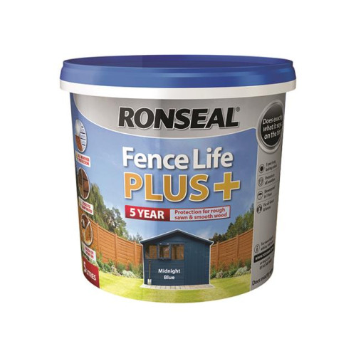 Ronseal Fence Life Plus+ Midnight Blue 5 Litre