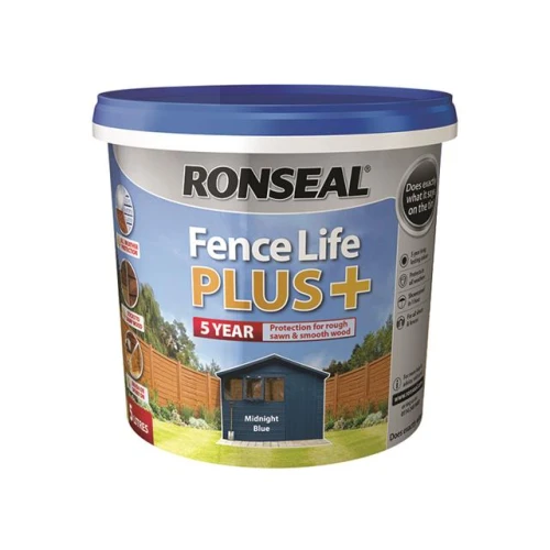 Ronseal Fence Life Plus+ Midnight Blue 5 Litre