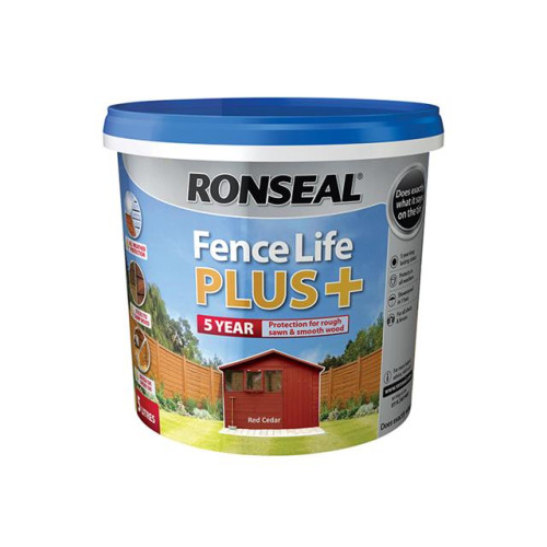 Ronseal Fence Life Plus Red Cedar 5 Litre