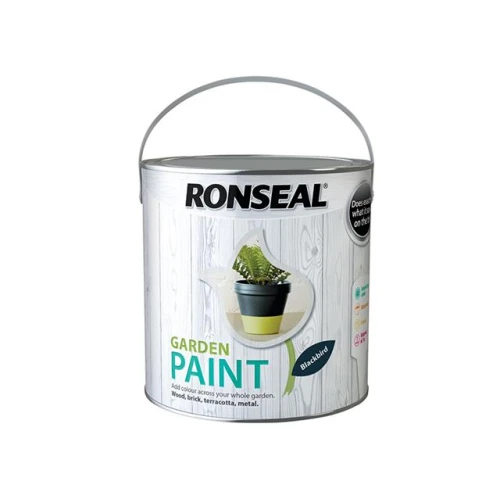 Ronseal Garden Paint Black Bird 2.5 Litre