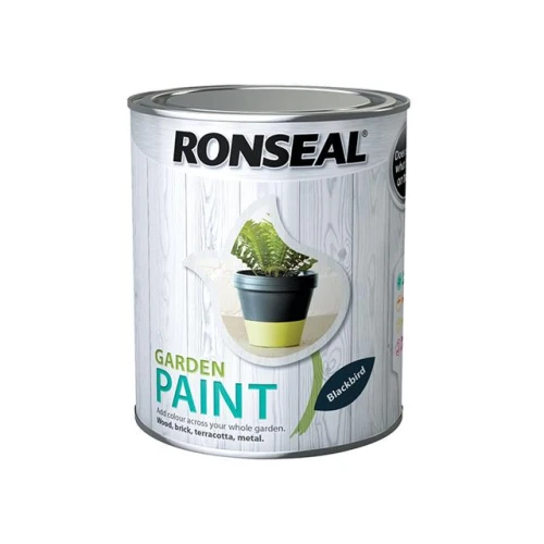 Ronseal Garden Paint Black Bird 750ml