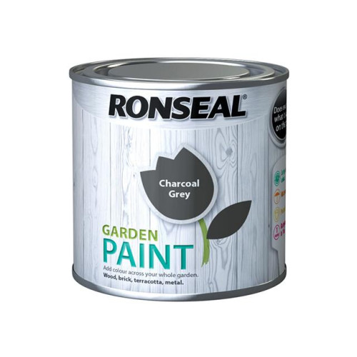 Ronseal Garden Paint Charcoal Grey 250ml