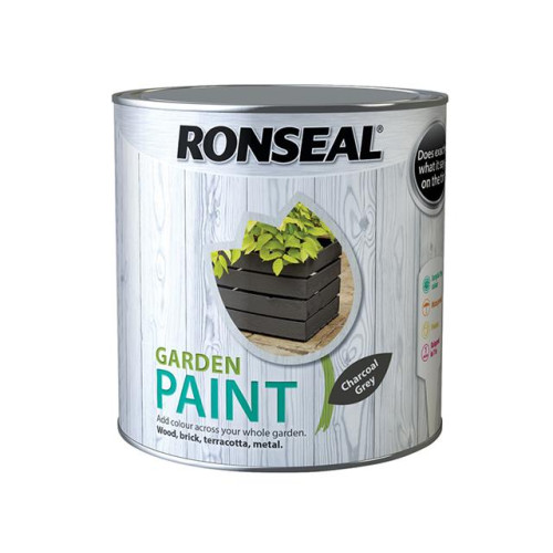 Ronseal Garden Paint Charcoal Grey 2.5 Litre