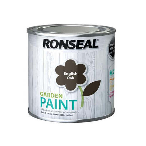 Ronseal Garden Paint English Oak 250ml