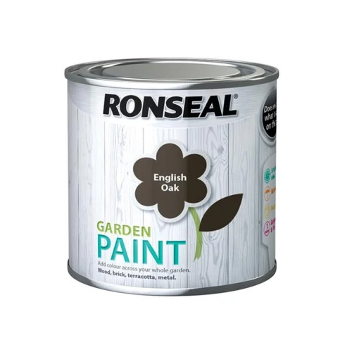 Ronseal Garden Paint English Oak 250ml