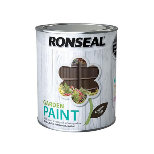 Ronseal Garden Paint English Oak 750ml