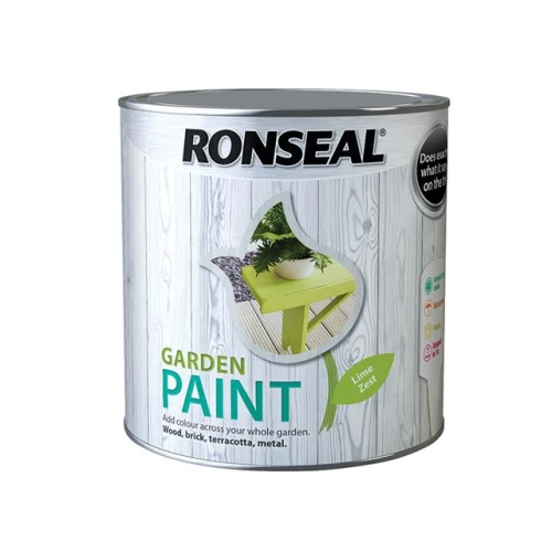 Ronseal Garden Paint Lime Zest 2.5 Litre
