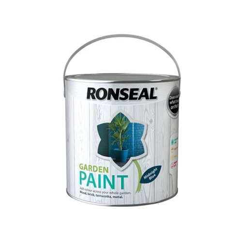 Ronseal Garden Paint Midnight Blue 2.5 Litre