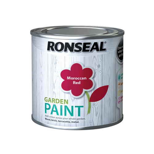 Ronseal Garden Paint Moroccan Red 250ml