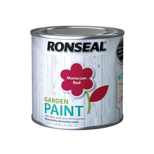 Ronseal Garden Paint Moroccan Red 250ml