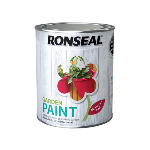 Ronseal Garden Paint Moroccan Red 750ml