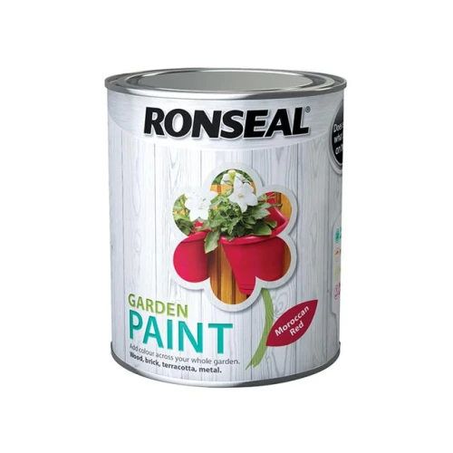 Ronseal Garden Paint Moroccan Red 750ml