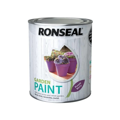 Ronseal Garden Paint Purple Berry 750ml