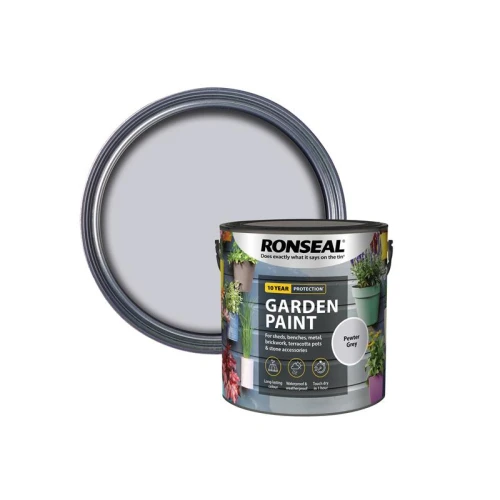 Ronseal Garden Paint Pewter Grey 2.5 litre