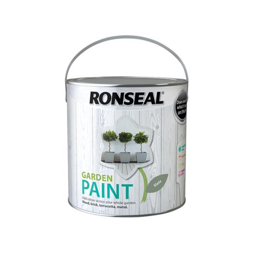 Ronseal Garden Paint Slate 2.5 Litre