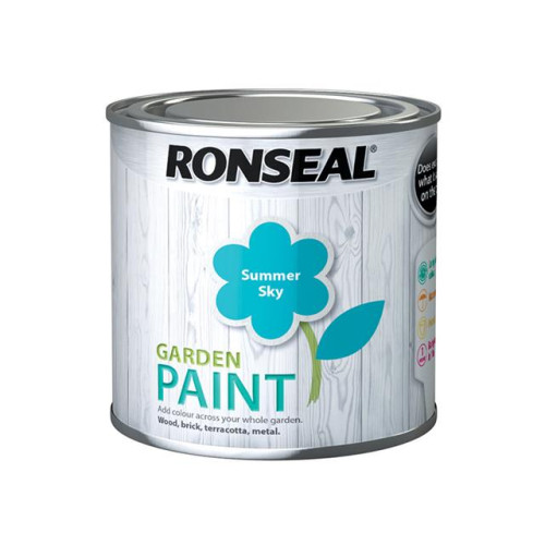 Ronseal Garden Paint Summer Sky 250ml