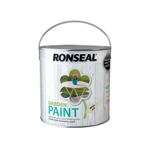 Ronseal Garden Paint White Ash 2.5 Litre