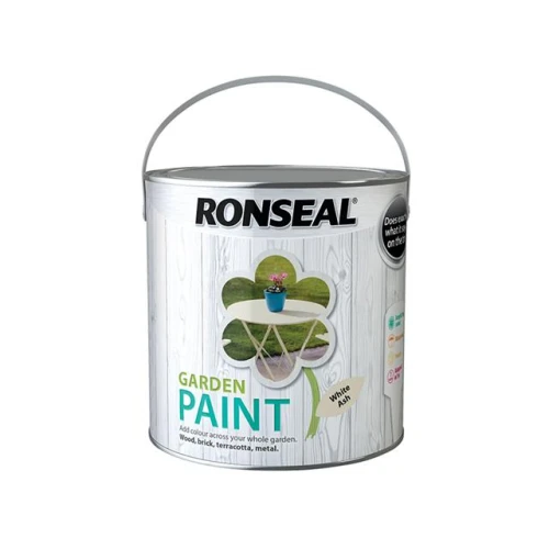 Ronseal Garden Paint White Ash 2.5 Litre