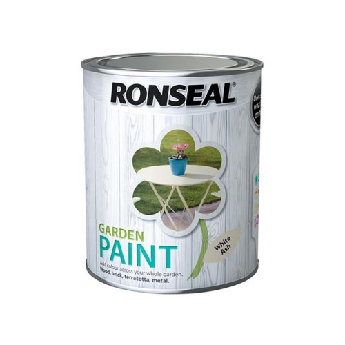 Ronseal Garden Paint White Ash 750ml