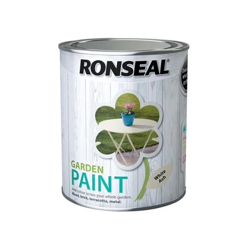 Ronseal Garden Paint White Ash 750ml