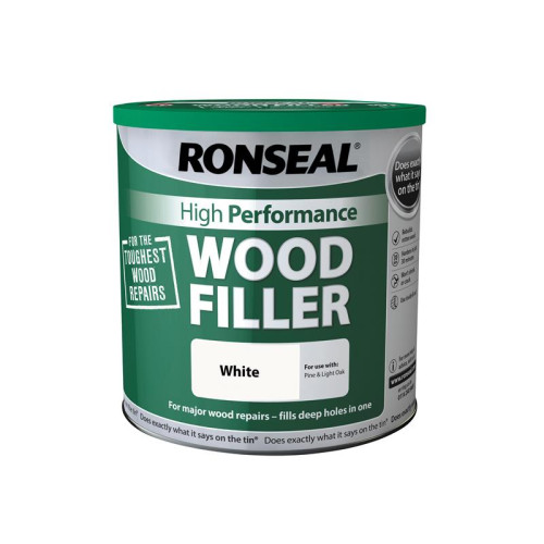 Ronseal High-Performance Wood Filler White 3.7kg