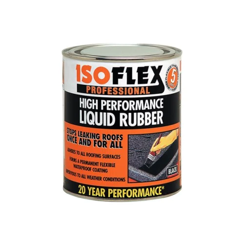 Ronseal Isoflex Liquid Rubber Black 4.25 Litre