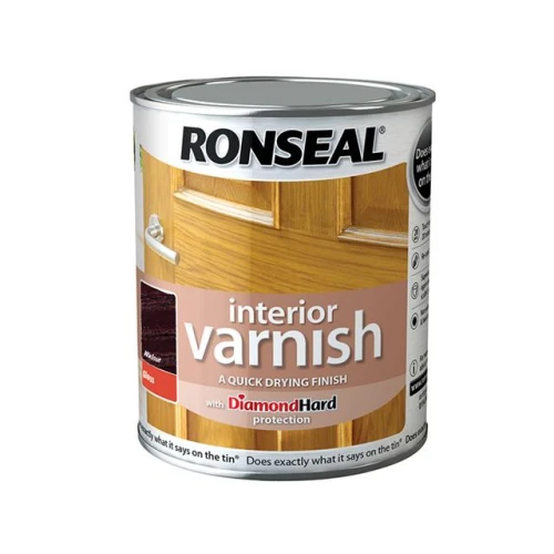 Ronseal Interior Varnish Quick Dry Gloss Walnut 250ml