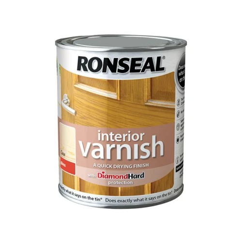 Ronseal Interior Varnish Quick Dry Gloss Clear 2.5 Litre