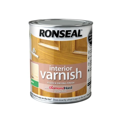 Ronseal Interior Varnish Quick Dry Matt Clear 2.5 Litre