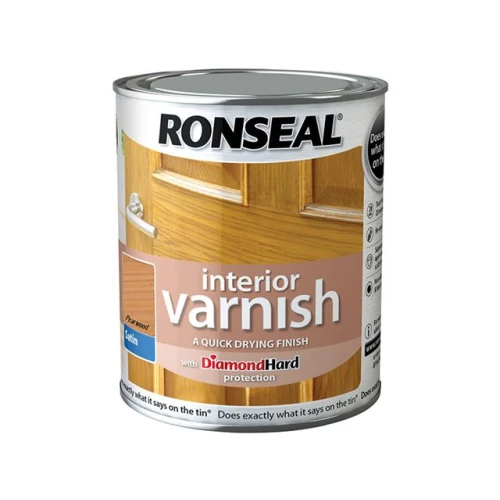 Ronseal Interior Varnish Quick Dry Satin Pearwood 250ml