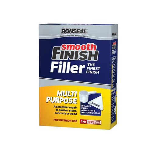 Ronseal Smooth Finish Multi Purpose Interior Wall Powder Filler 2kg
