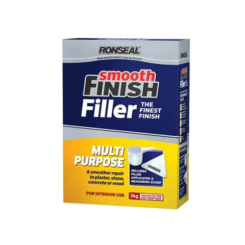 Ronseal Smooth Finish Multi Purpose Interior Wall Powder Filler 2kg