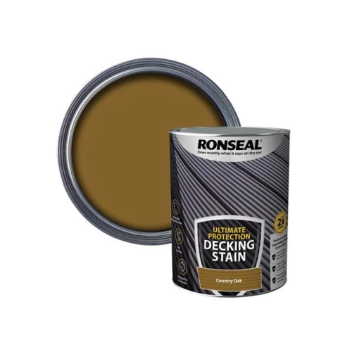 Ronseal Ultimate Protection Decking Stain Country Oak 5 litre