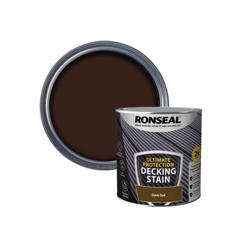 Ronseal Ultimate Protection Decking Stain Dark Oak 2.5 Litre