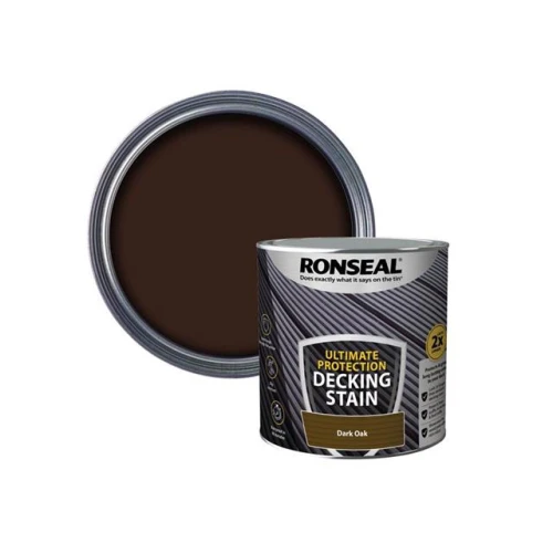 Ronseal Ultimate Protection Decking Stain Dark Oak 2.5 Litre