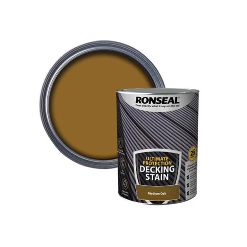 Ronseal Ultimate Protection Decking Stain Medium Oak 5 litre