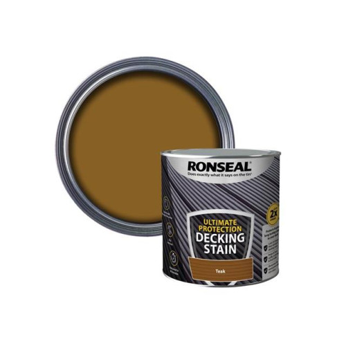 Ronseal Ultimate Protection Decking Stain Rich Teak 5 litre