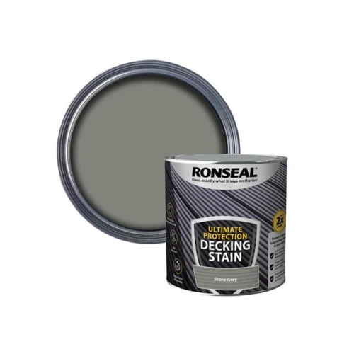 Ronseal Ultimate Protection Decking Stain Stone Grey 2.5 Litre