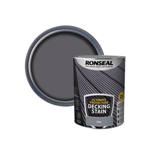 Ronseal Ultimate Protection Decking Stain Slate 5 litre