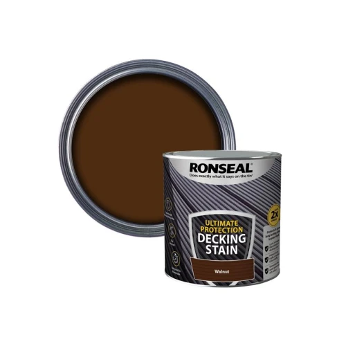 Ronseal Ultimate Protection Decking Stain Walnut 2.5 litre