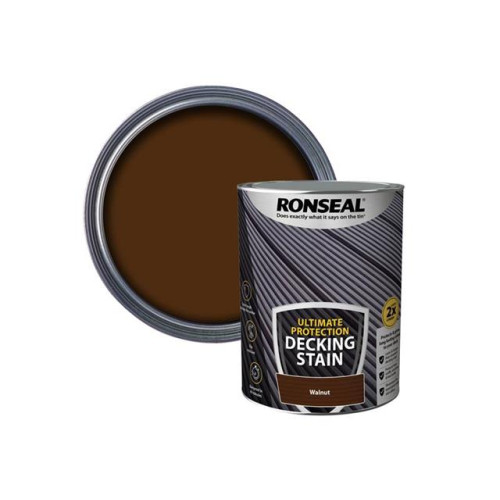 Ronseal Ultimate Protection Decking Stain Walnut 5 litre