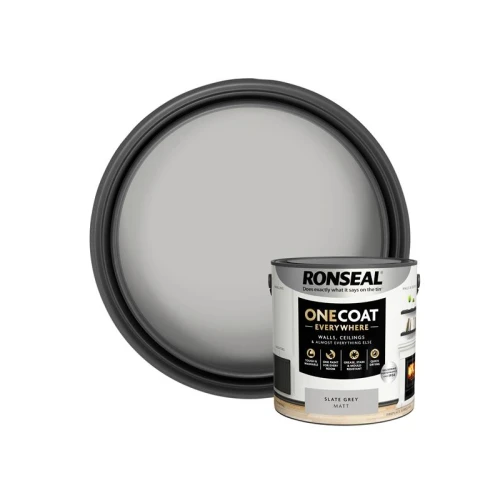 Ronseal One Coat Everywhere Interior Slate Grey Matt 2.5 litre