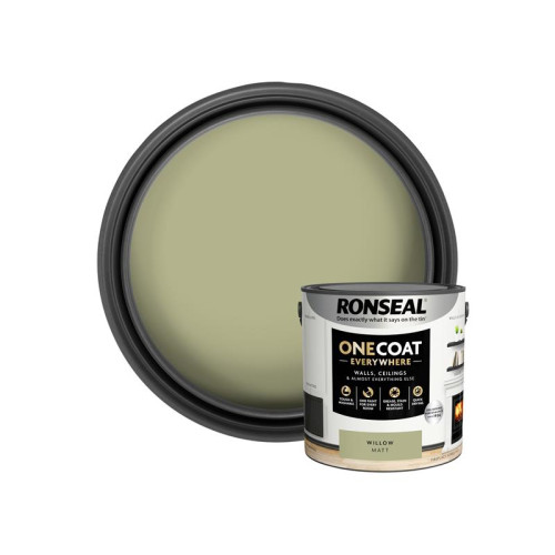 Ronseal One Coat Everywhere Interior Willow Matt 2.5 litre