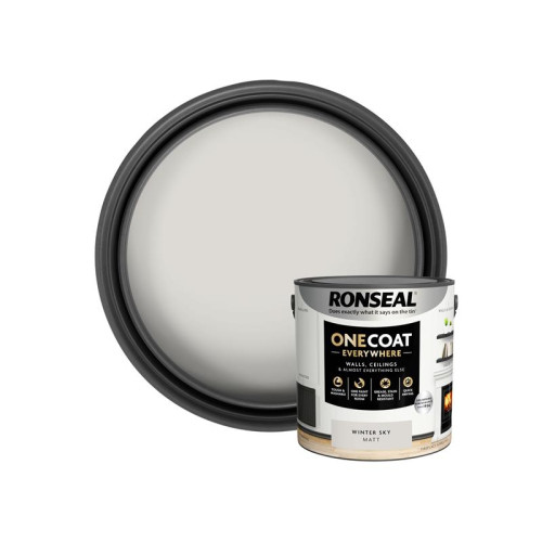 Ronseal One Coat Everywhere Interior Winter Sky Matt 2.5 litre